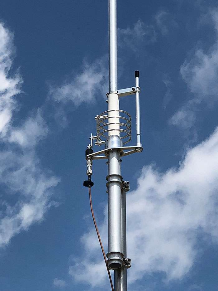 GRAZIOLI HW10V antena bazowa CB 595cm 1/2 fali bez przeciwwag (26-30MHz)