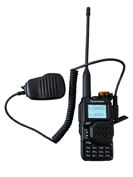 RADIORA SPK-KEN1 mikrofonogłośnik - wtyk 2-pin Kenwood np. Baofeng UV-5R, UV-82, BF-888-S, Quansheng UV-K5, TYT TH-UV88, Wouxun itp.