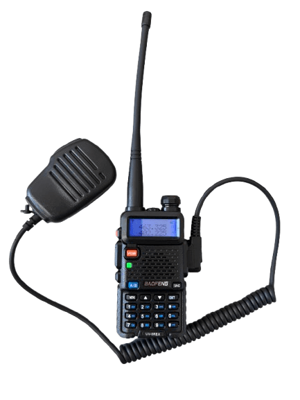 RADIORA SPK-KEN1 mikrofonogłośnik - wtyk 2-pin Kenwood np. Baofeng UV-5R, UV-82, BF-888-S, Quansheng UV-K5, TYT TH-UV88, Wouxun itp.