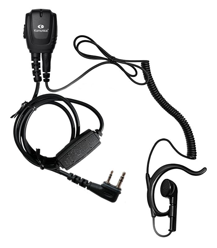 Komunica PWR-23-ICA25 mikrofonosłuchawka z zausznikiem do radii lotniczych Icom IC-A16, IC-A25