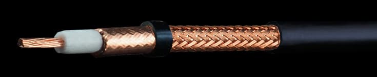 HyperFlex 5 niskostratny przewód koncentryczny 5,4mm 50 Ohm do anten CB, KF, VHF, UHF, WLAN, LTE, skanerów, SDR itp. - lepszy od RG-58, RF-5, H-155