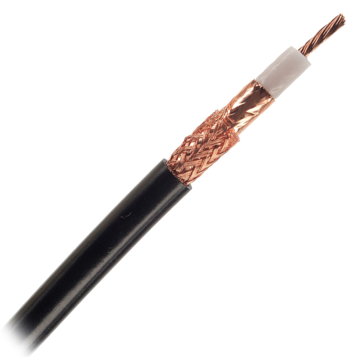 HyperFlex 5 niskostratny przewód koncentryczny 5,4mm 50 Ohm do anten CB, KF, VHF, UHF, WLAN, LTE, skanerów, SDR itp. - lepszy od RG-58, RF-5, H-155