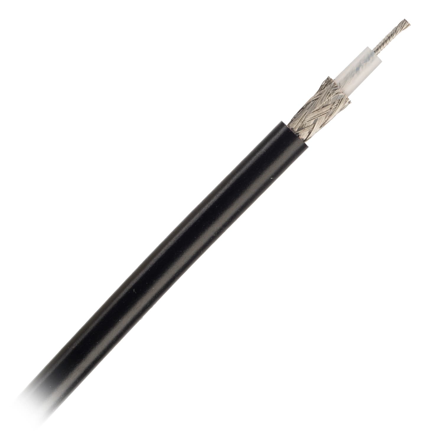 Messi Paoloni RG-58 MIL C17 przewód koncentryczny 5mm 50 Ohm do anten CB, KF, VHF, skanerów, SDR itp.