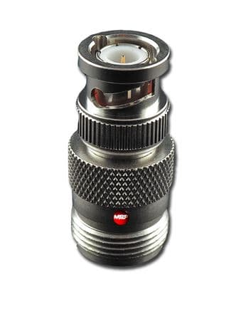 Adapter przejściówka BNC-M / N-F (wtyk BNC / gniazdo N) Messi Paoloni