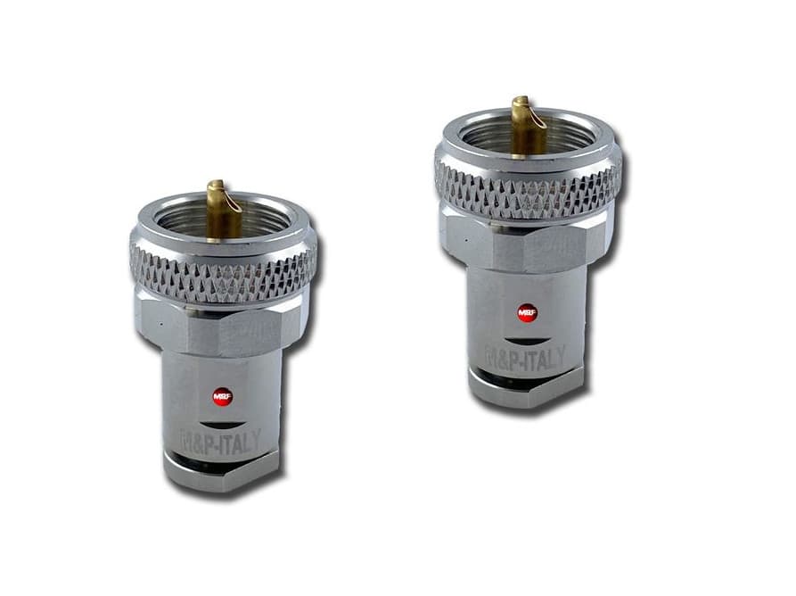 2 x wtyk UC-1 skręcany Messi Paoloni na kabel 5mm np. Airborne 5, RG-58 (złącze PL-259/5)