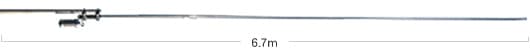 Diamond BB7V antena KF wielopasmowa (3-30MHz) długość 670cm antena bazowa pionowa