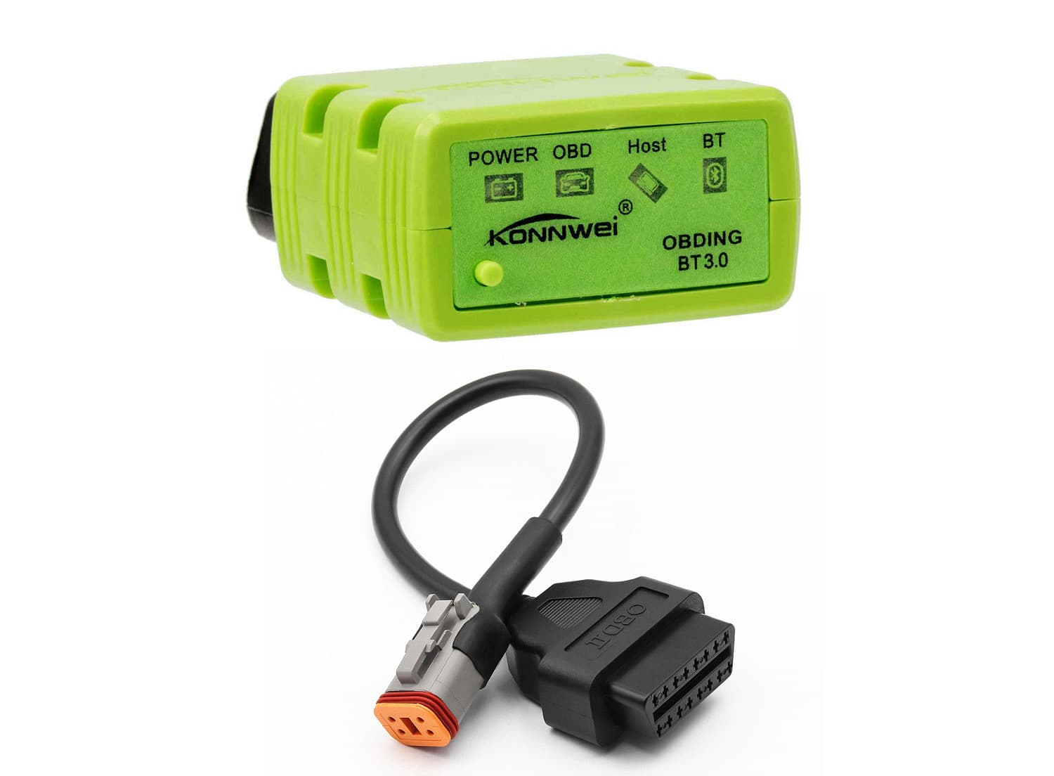 Diagnostyka motocykli Harley Davidson dla Android - zestaw interfejs OBD-2 KW902 BT + adapter 4-pin