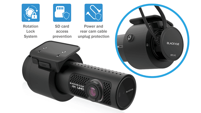 Blokada zabezpieczająca BTC-1C do kamer BlackVue DR750X, DR900X