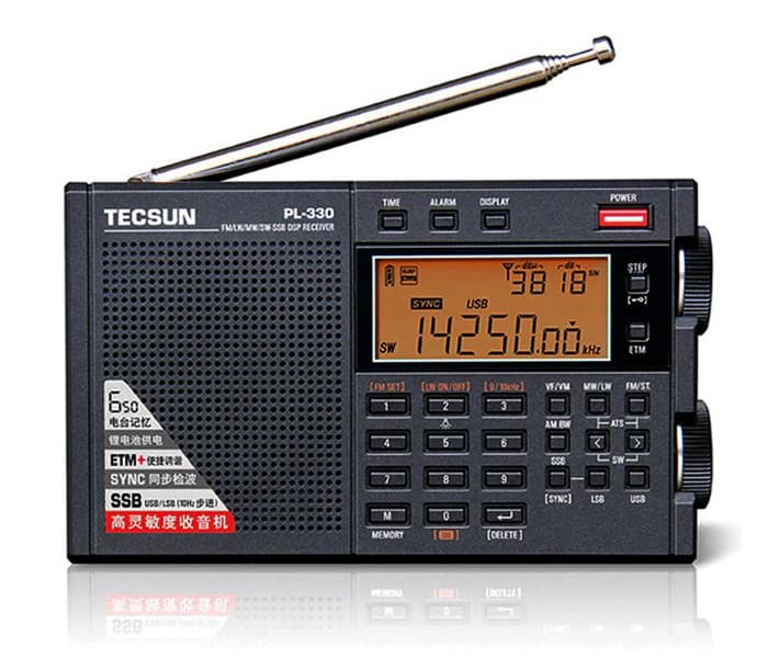 TECSUN PL-330 kompaktowy odbiornik globalny (przenośny) AM, FM, SSB, DSP si4734 - pełna polska instrukcja