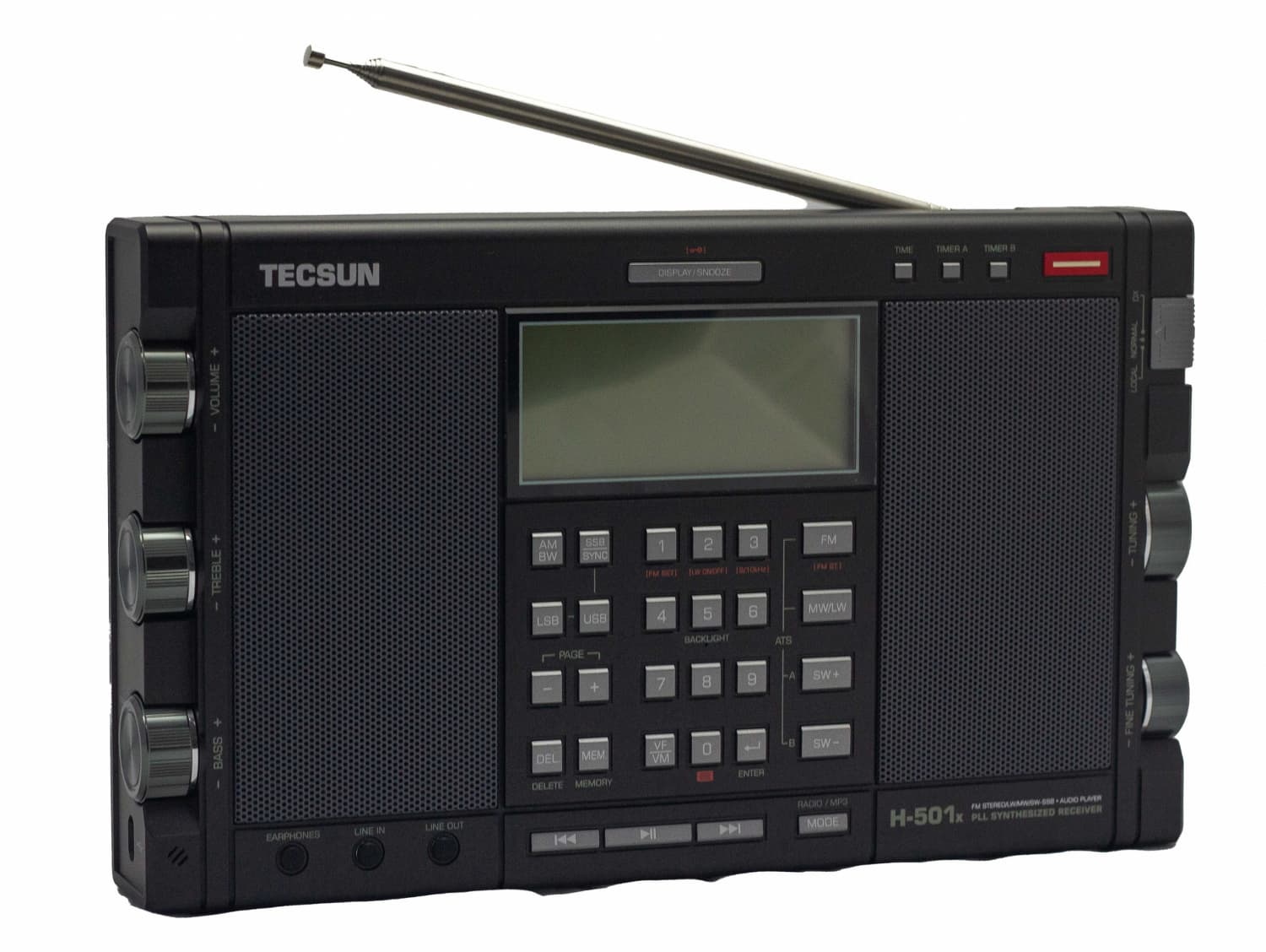 TECSUN H-501x odbiornik globalny z SSB, ŚWIETNY DŹWIĘK # FM Stereo