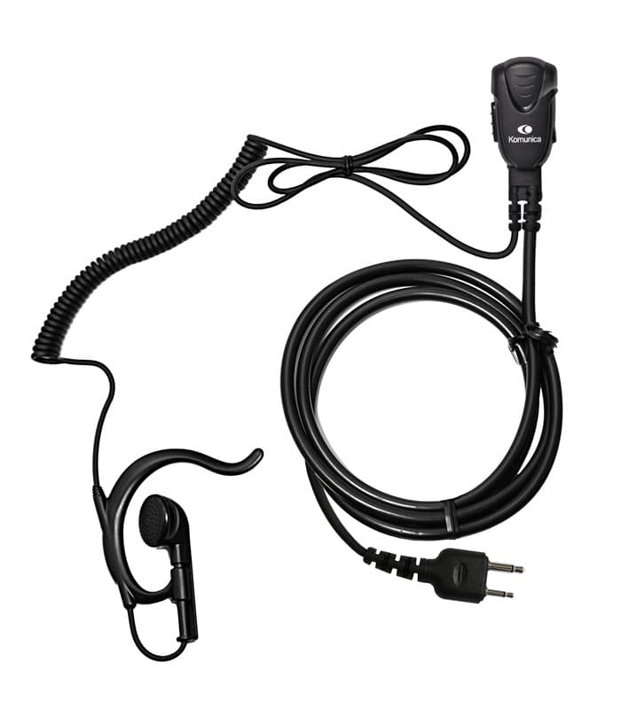 KOMUNICA PWR-PRO-S mikrofonosłuchawka bardzo dobrej jakości 2-pin Yaesu, Vertex, Icom, Maxon, Rexon, Alan 42
