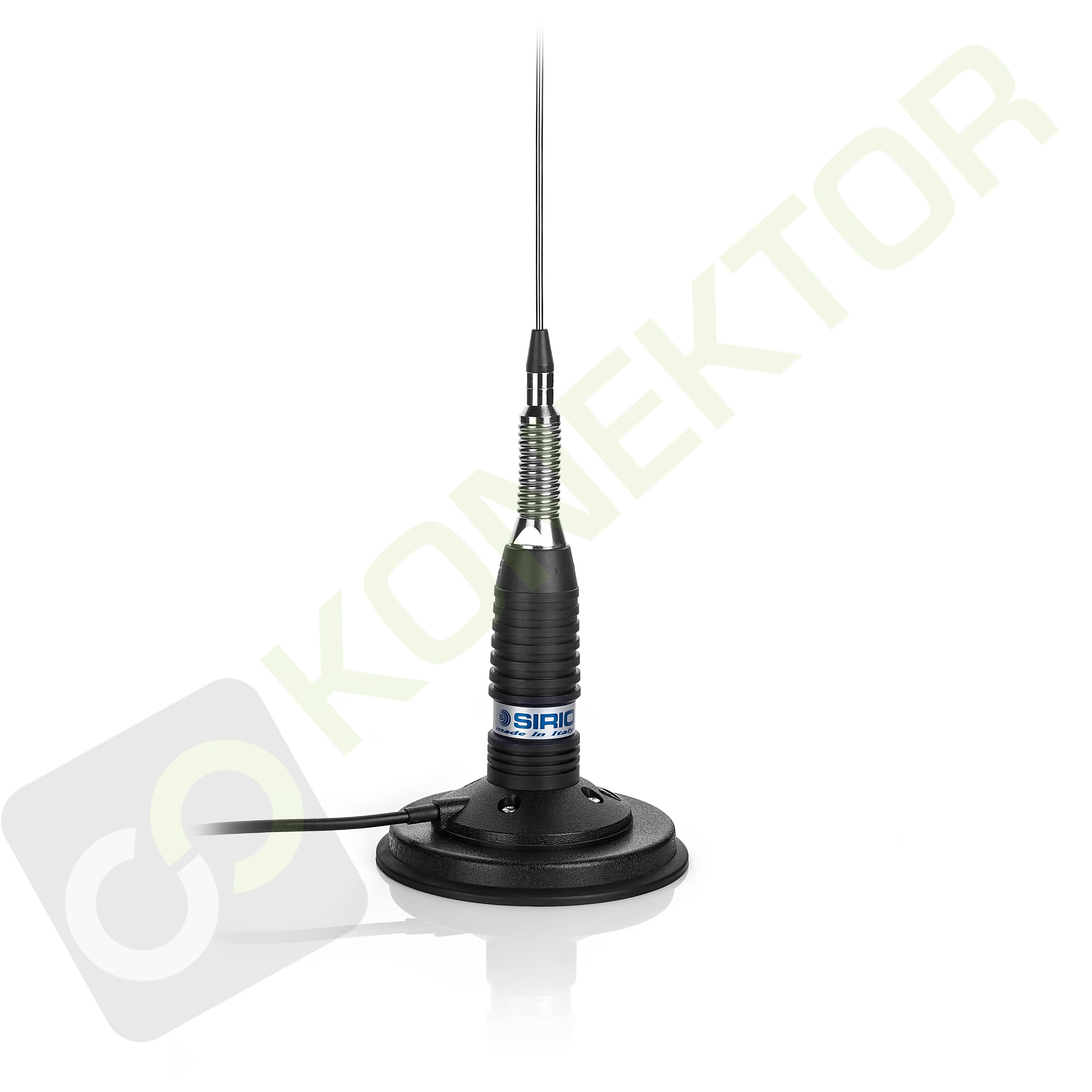 AnyTone Apollo I Road Blues V2.5 + SIRIO ML-145 MAG 142cm kabel 3,60m zestaw - CB radio do dyskretnego montażu
