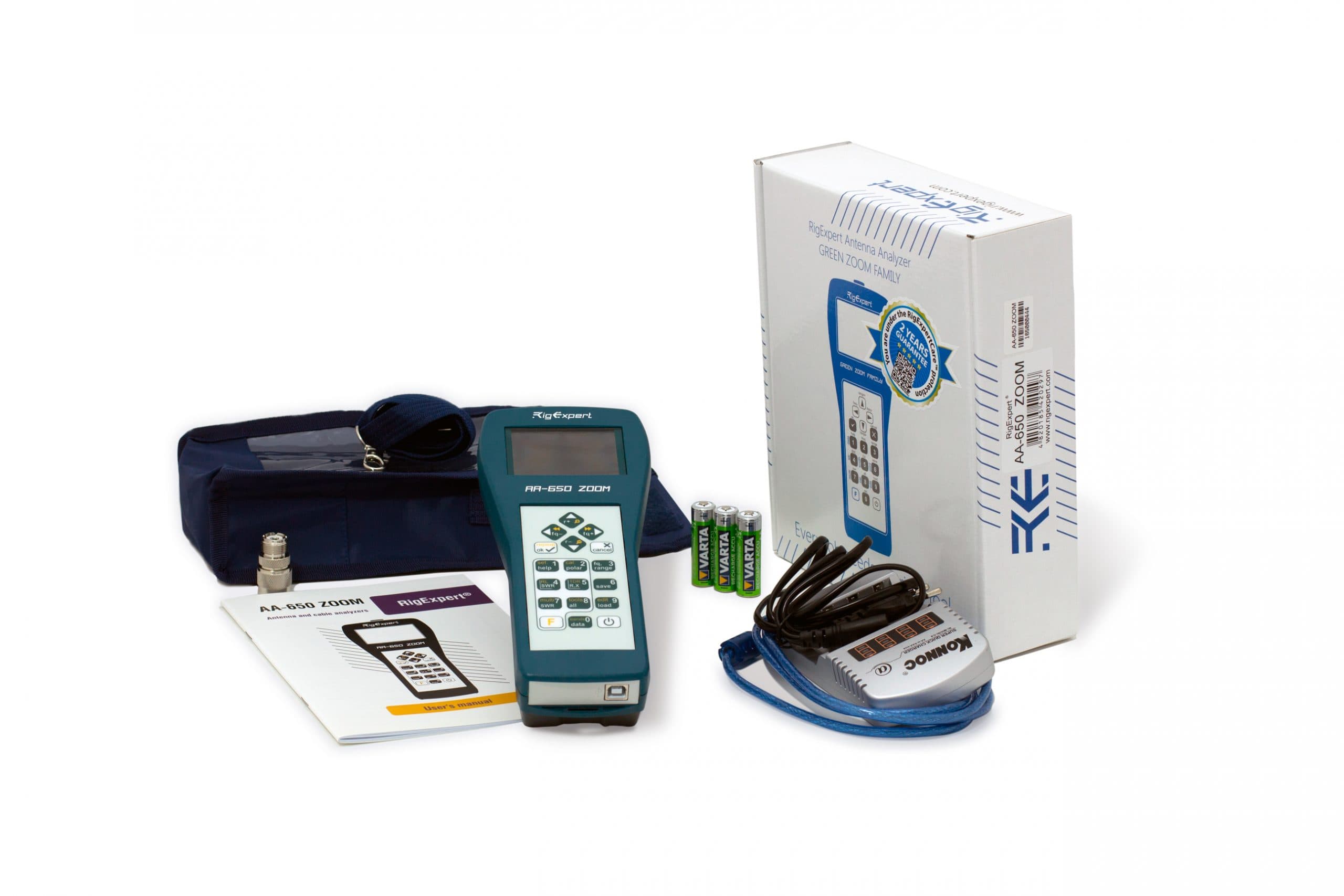 RigExpert AA-650 Zoom analizator antenowy 0.1-650MHz, łączność bluetooth (następca AA-600)