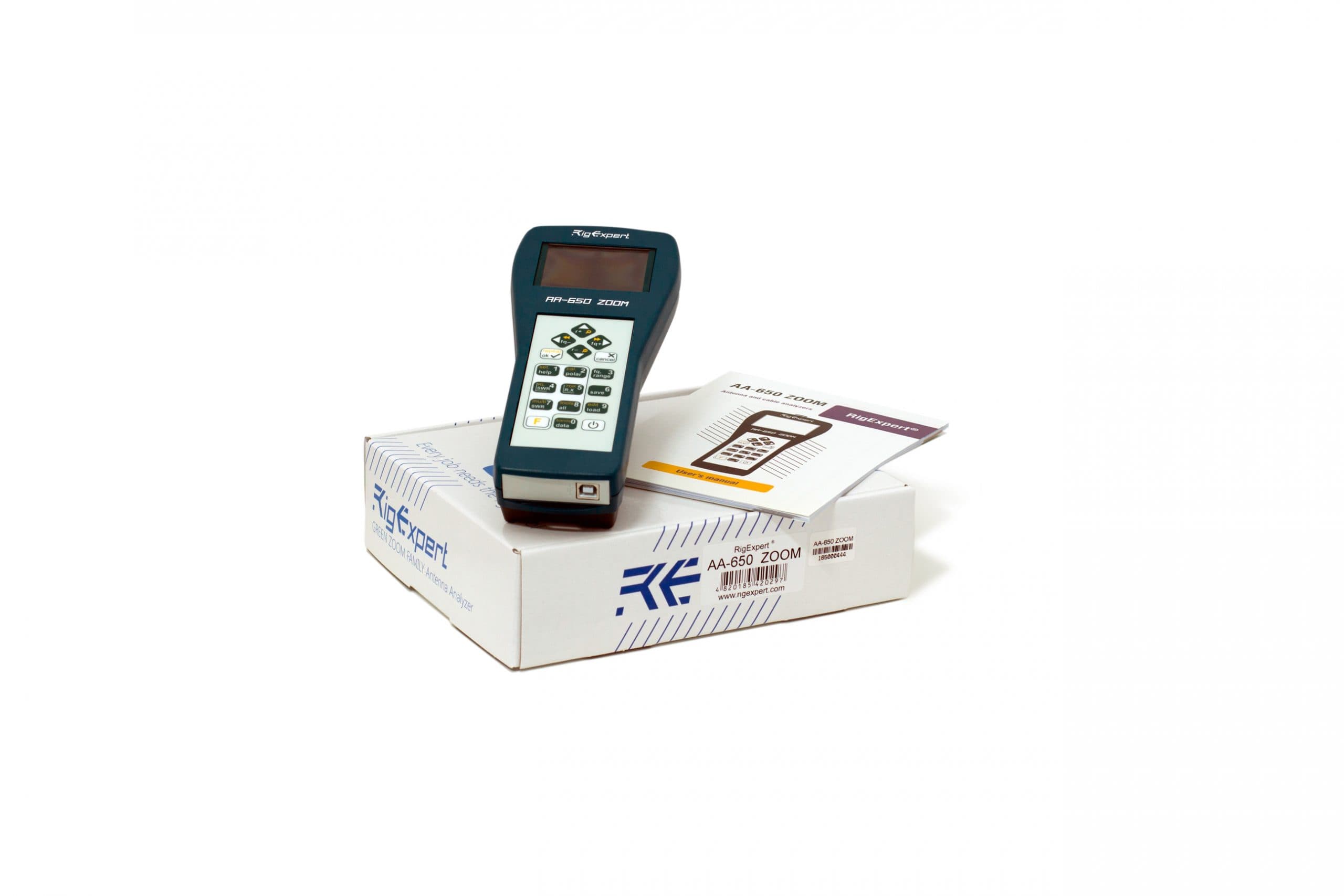 RigExpert AA-650 Zoom analizator antenowy 0.1-650MHz, łączność bluetooth (następca AA-600)