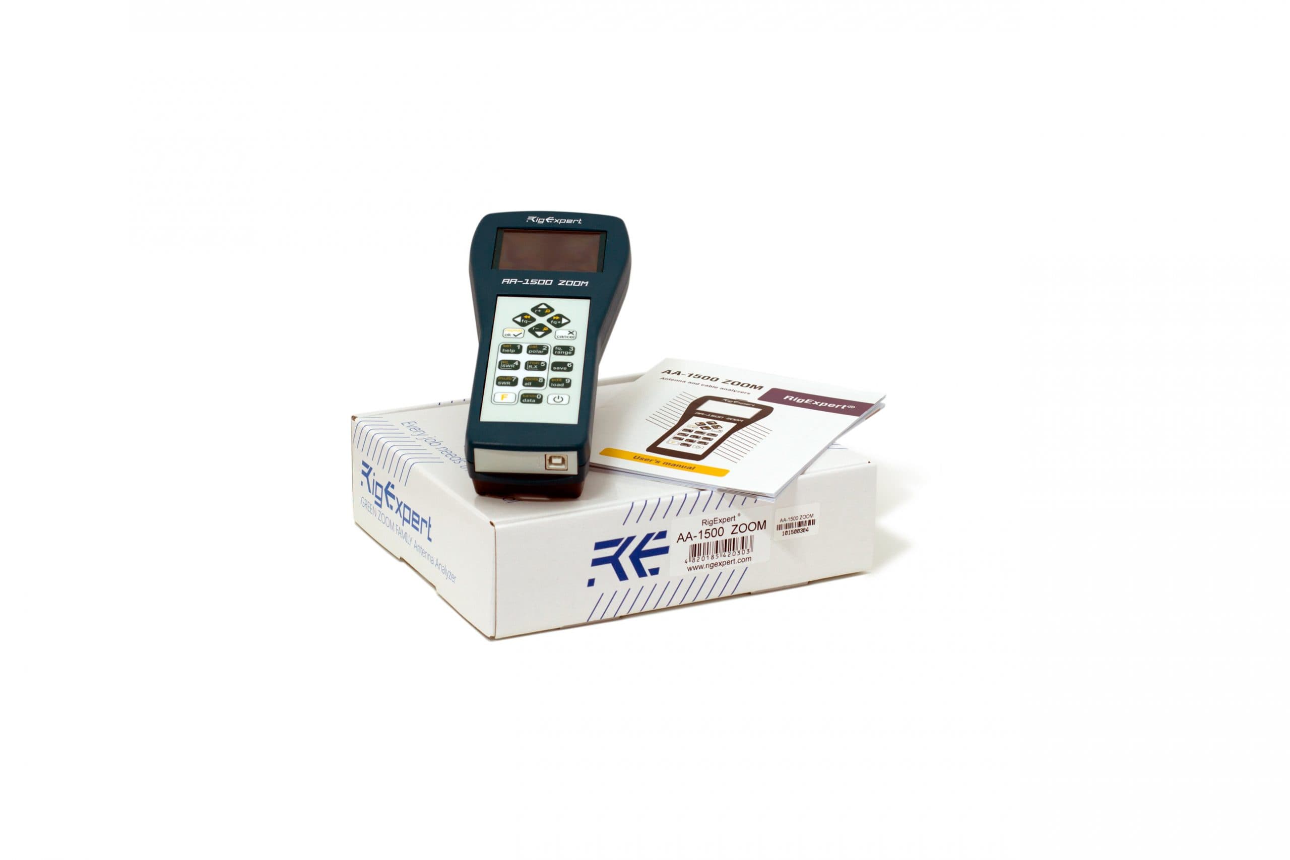 RigExpert AA-1500 Zoom analizator antenowy 0.1-1500MHz, łączność bluetooth (następca AA-1400)