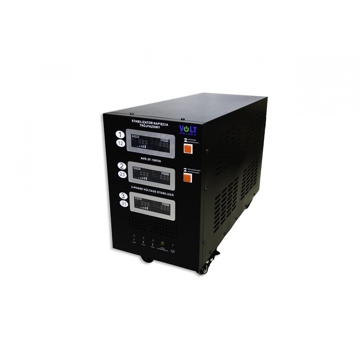 VOLT AVR PRO-3F 10000 3% SERVO trójfazowy automatyczny stabilizator napięcia 400V 10000W (10kW)