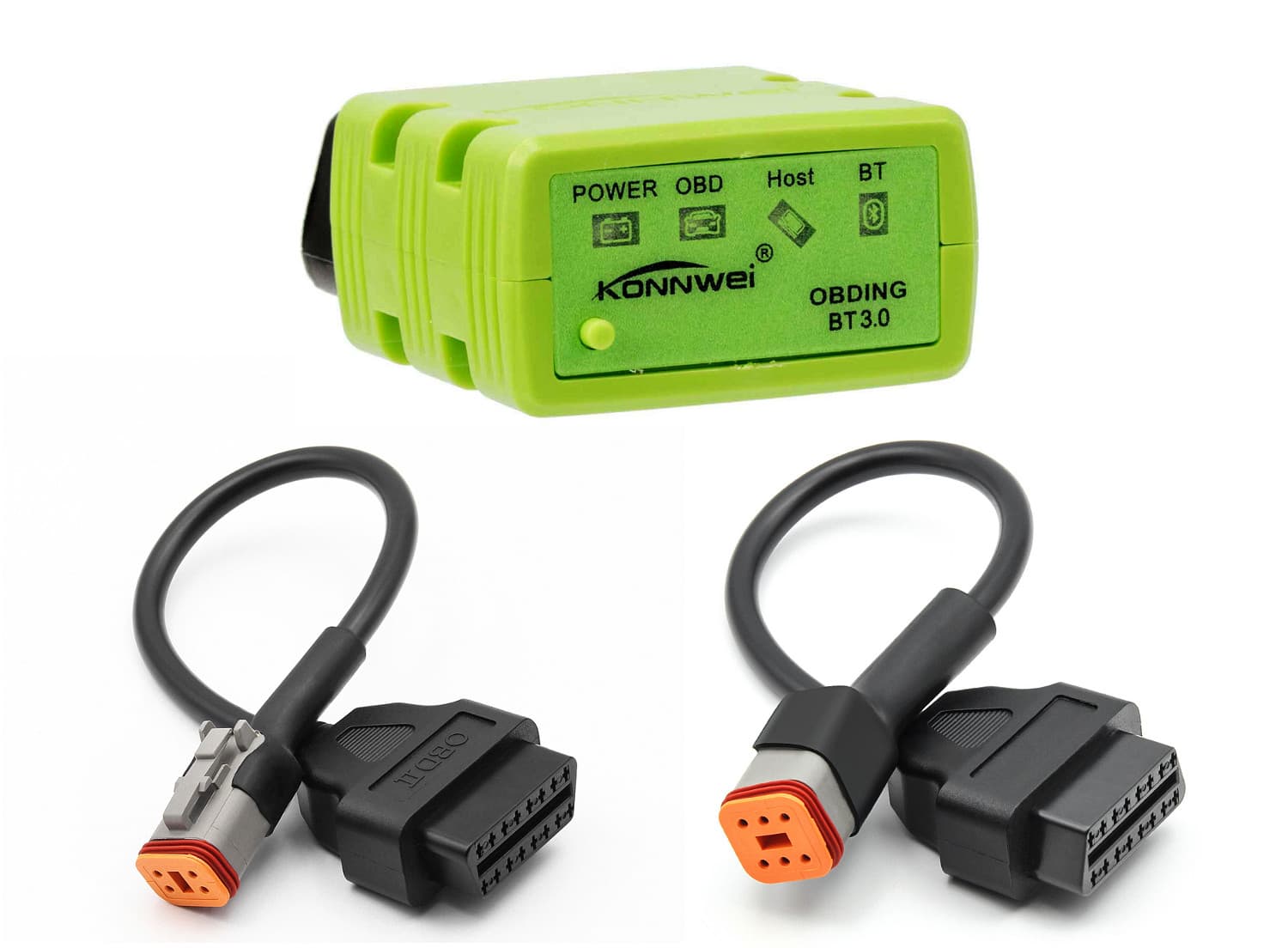 Diagnostyka motocykli Harley Davidson dla Android - zestaw interfejs OBD-2 KW902 BT + adaptery 4-pin/6-pin