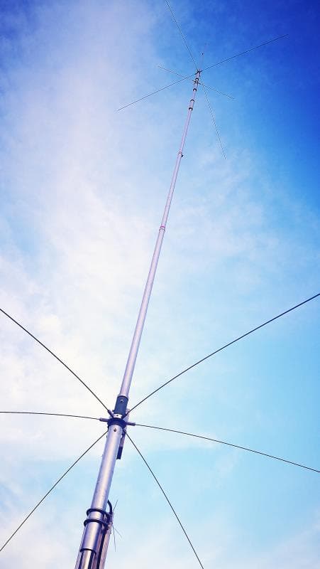 XIEGU VG4 antena pionowa KF wielopasmowa 7/14/21/28MHz (40m/20m/15m/10m) - długość ok. 780cm