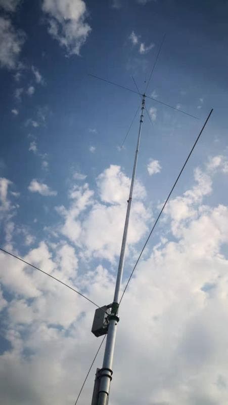 XIEGU VG4 antena pionowa KF wielopasmowa 7/14/21/28MHz (40m/20m/15m/10m) - długość ok. 780cm