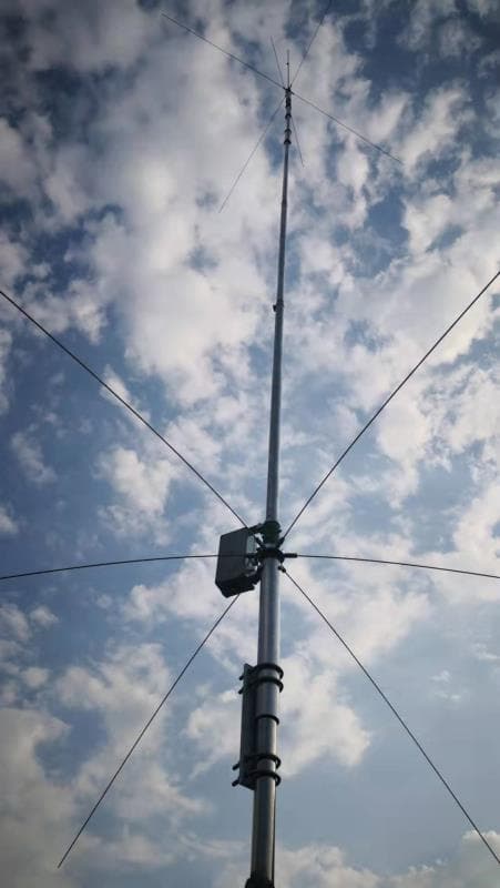 XIEGU VG4 antena pionowa KF wielopasmowa 7/14/21/28MHz (40m/20m/15m/10m) - długość ok. 780cm