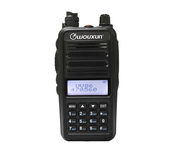 Wouxun KG-UV86 Export radiotelefon przenośny 7W VHF UHF 136-174/400-520MHz krótkofalówka, duża bateria, obudowa IP-55