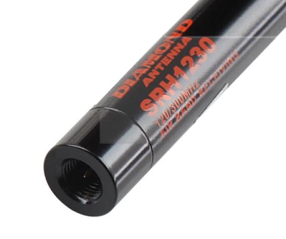 Diamond SRH-1230 Antena ręczna 47cm na pasma lotnicze 120/300MHz - do radiotelefonów lotniczych oraz skanerów / SDR