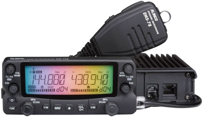 Alinco DR-735E radiotelefon amatorski VHF/UHF + AIRBAND + skaner - moc 50W WGRANE PRZEMIENNIKI + pełna polska instrukcja obsługi