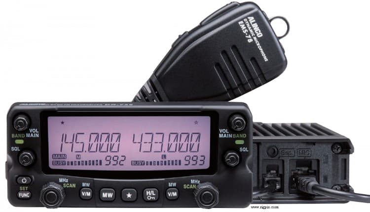Alinco DR-735E radiotelefon amatorski VHF/UHF + AIRBAND + skaner - moc 50W WGRANE PRZEMIENNIKI + pełna polska instrukcja obsługi