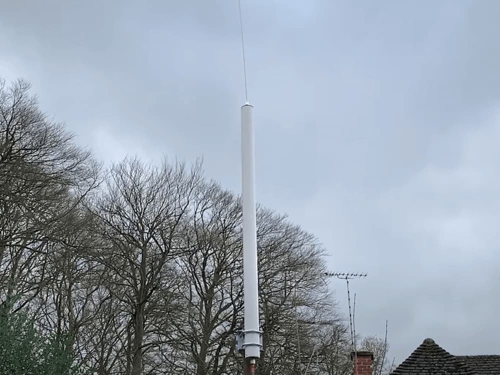 Moonraker X1-HF odbiorcza antena bazowa 1-50MHz długość 200cm - do odbiorników SDR i skanerów np. RTL-SDR, SDRPlay, N300U, S300U, Hack RF One, Uniden, Icom