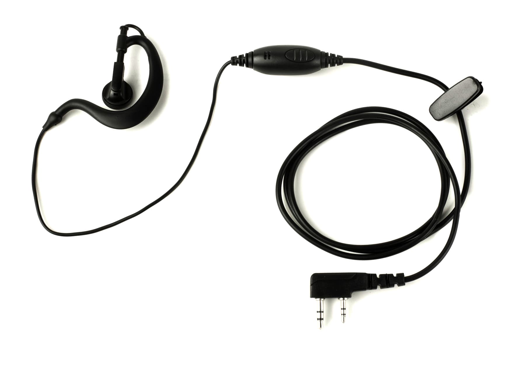 Jetfon MA-1702 mikrofonosłuchawka z zausznikiem, wtyk 2-pin Kenwood Baofeng Wouxun TYT
