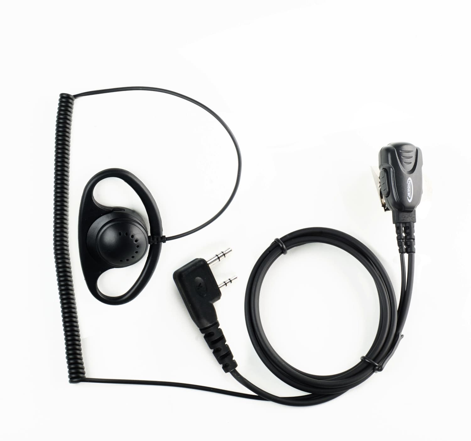 Jetfon JR-1702 ECD mikrofonosłuchawka z zausznikiem D 2-pin np. Baofeng, TYT, Wouxun, Kenwood itp.
