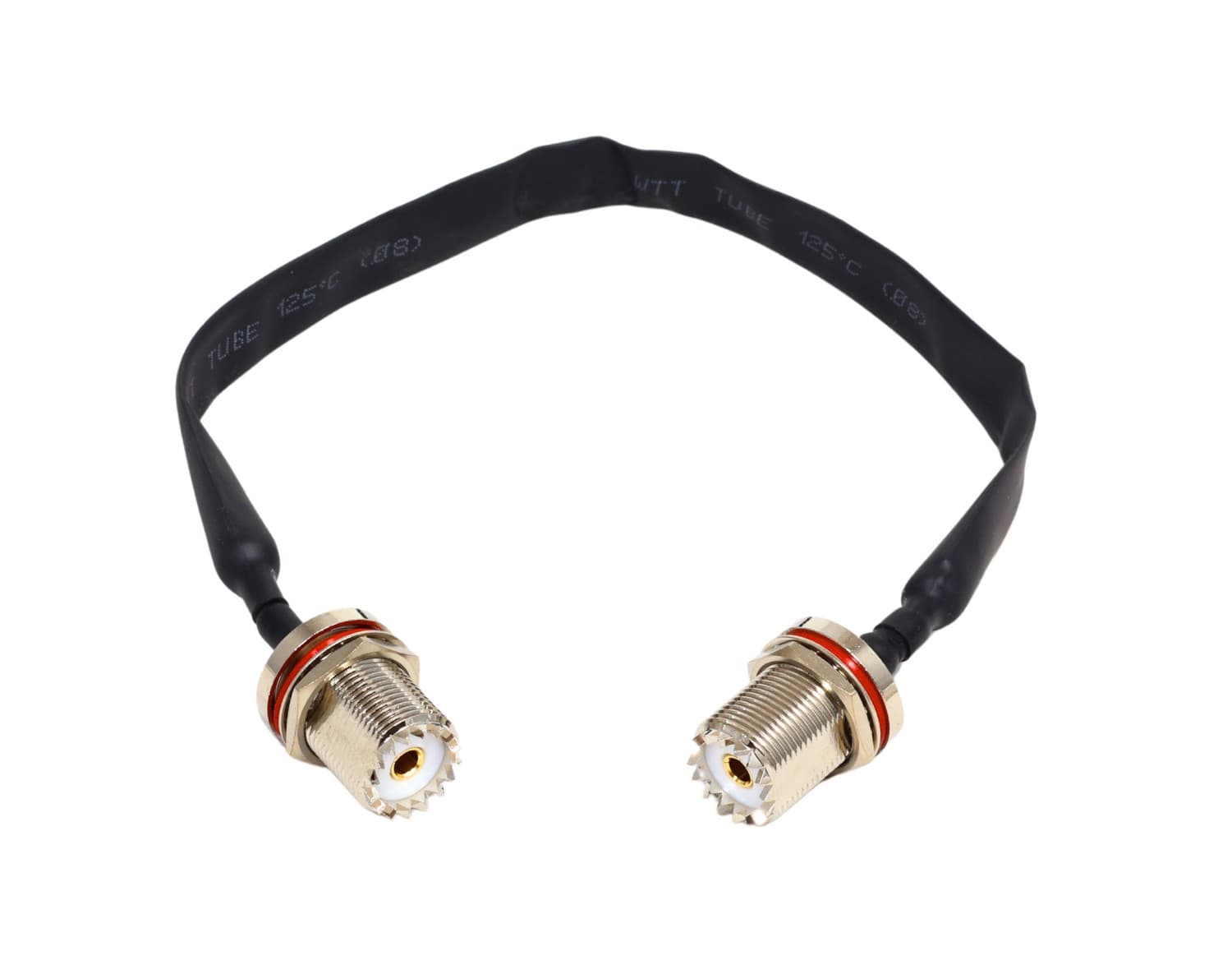 Przepust okienny bez wiercenia otworów do anten CB, KF, VHF, UHF - 50 Ohm, 2x gniazdo UHF / SO-239 (Radiora Window Adapter UHF)