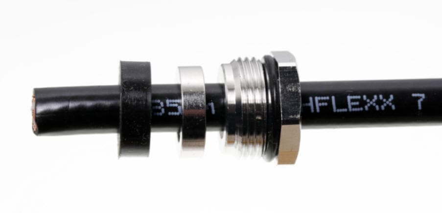 Wtyk UC-1 kątowy skręcany PL-259/7 PTFE/Gold KONEKTOR PRO - złącze klampowane na przewód np. RF-7, UltraFlex 7, Aircell 7 itp.