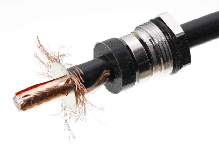 Wtyk UC-1 kątowy skręcany PL-259/7 PTFE/Gold KONEKTOR PRO - złącze klampowane na przewód np. RF-7, UltraFlex 7, Aircell 7 itp.