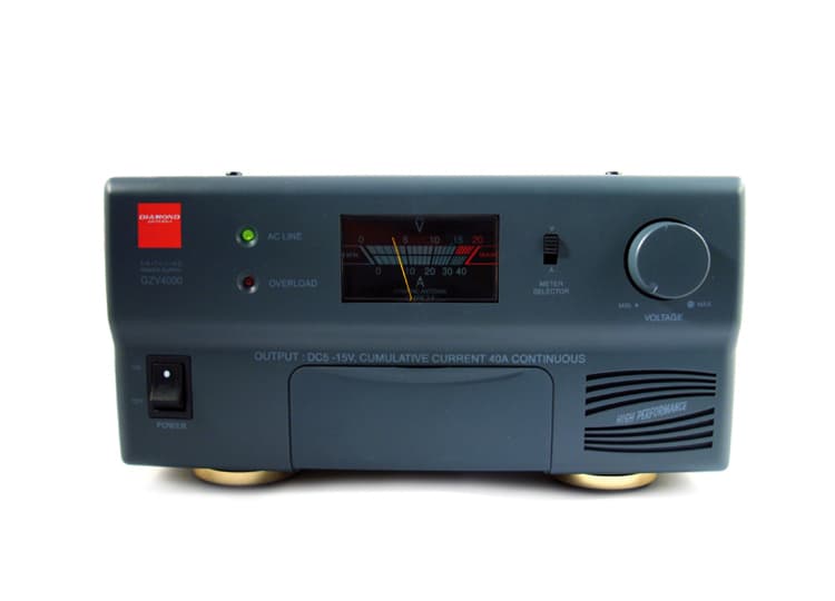 Zasilacz impulsowy 40A DIAMOND GZV-4000 regulacja 5-15V (z blokadą napięcia 13,8V) - do zastosowań w radiokomunikacji