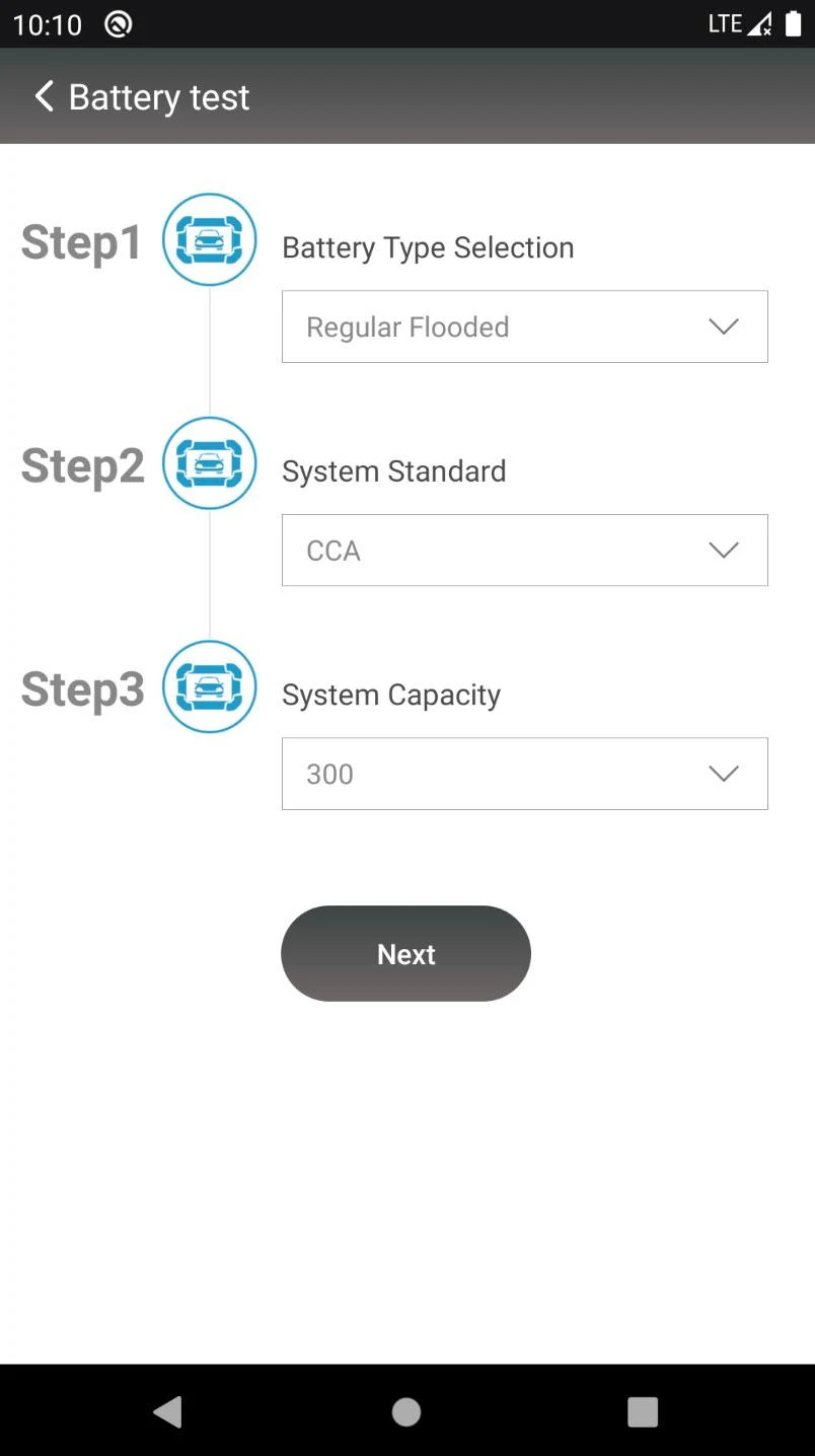 TOPDON BT MOBILE Lite tester akumulatorów 6V / 12V na smartfona - test żywotności, ładowania, pod obciążeniem itd.