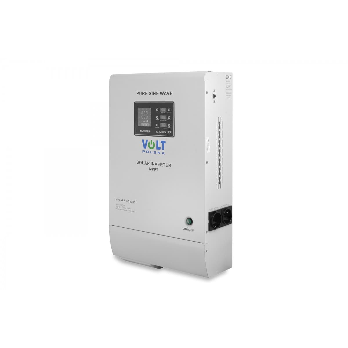 Inwerter solarny SINUS PRO 5000 S 48/230V 5000W + 60A MPPT + UPS + przetwornica CZYSTY SINUS