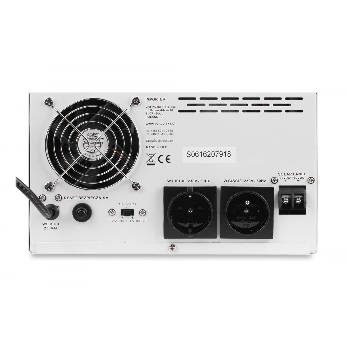 Inwerter solarny SINUS PRO 2000 S 24/230V 2000W + 40A MPPT + UPS + przetwornica CZYSTY SINUS