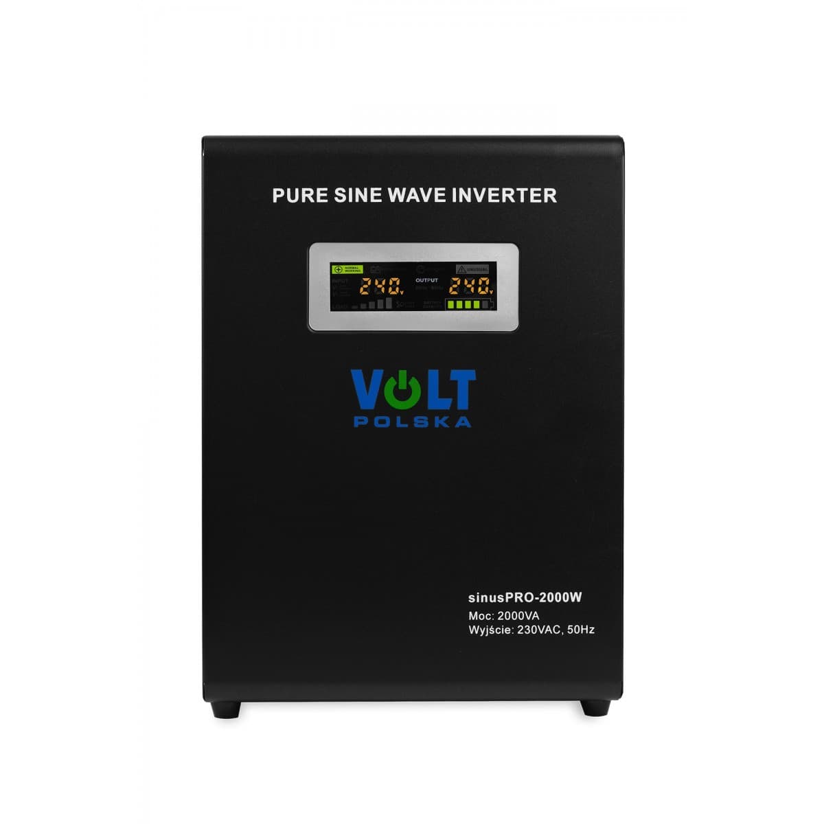 Zasilacz awaryjny sinusoidalny VOLT SINUS PRO 2000 W (1400/2000W) 24/230V (do komputerów, serwerów, pompy piece CO itp.) 