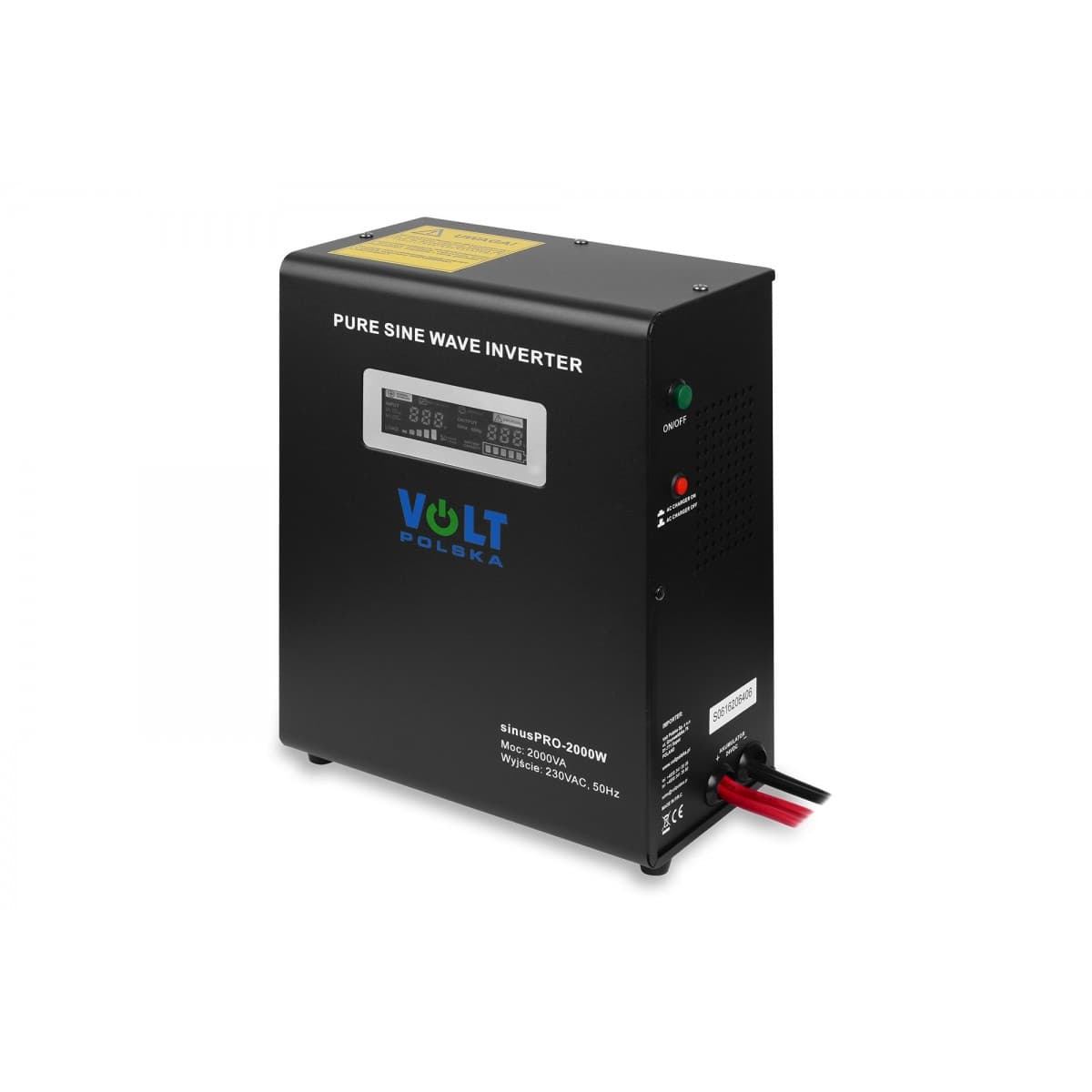 Zasilacz awaryjny sinusoidalny VOLT SINUS PRO 2000 W (1400/2000W) 24/230V (do komputerów, serwerów, pompy piece CO itp.) 