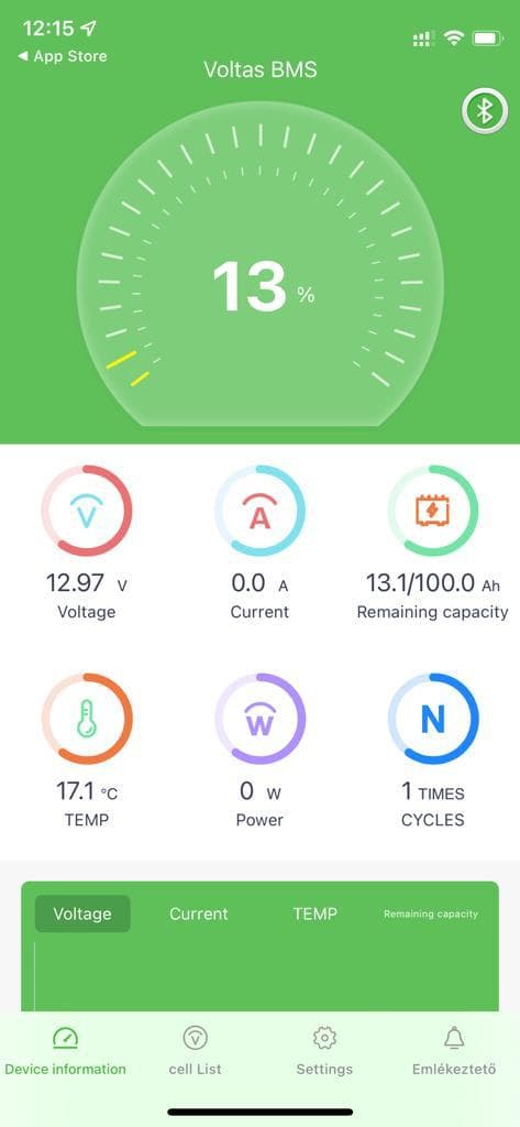 Akumulator VOLT LiFePO4 12V 100Ah 150A + BMS + diagnostyka bluetooth - do zasilania awaryjnego, instalacji off-grid, łodzie, kampery