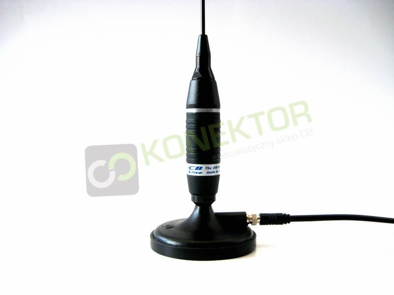 SIRIO OMEGA 27 radiator M6 [95cm] + mocna neodymowa podstawa magnetyczna 80mm, długi kabel 5m