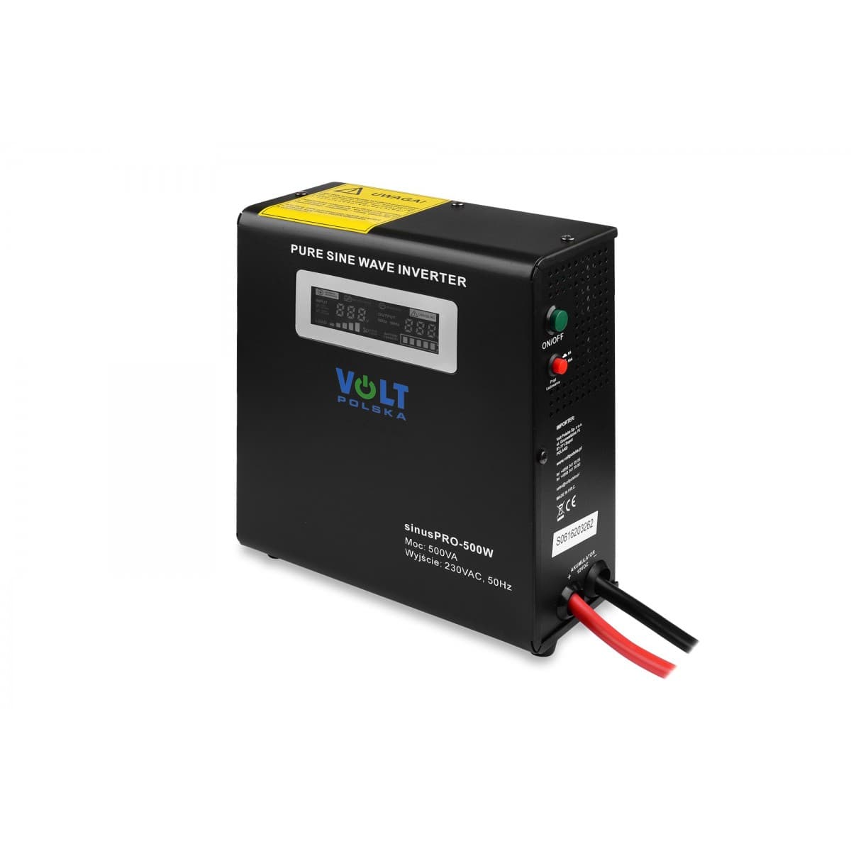 Zasilacz awaryjny sinusoidalny VOLT SINUS PRO 500 W (300/500W) 12/230V wiszący