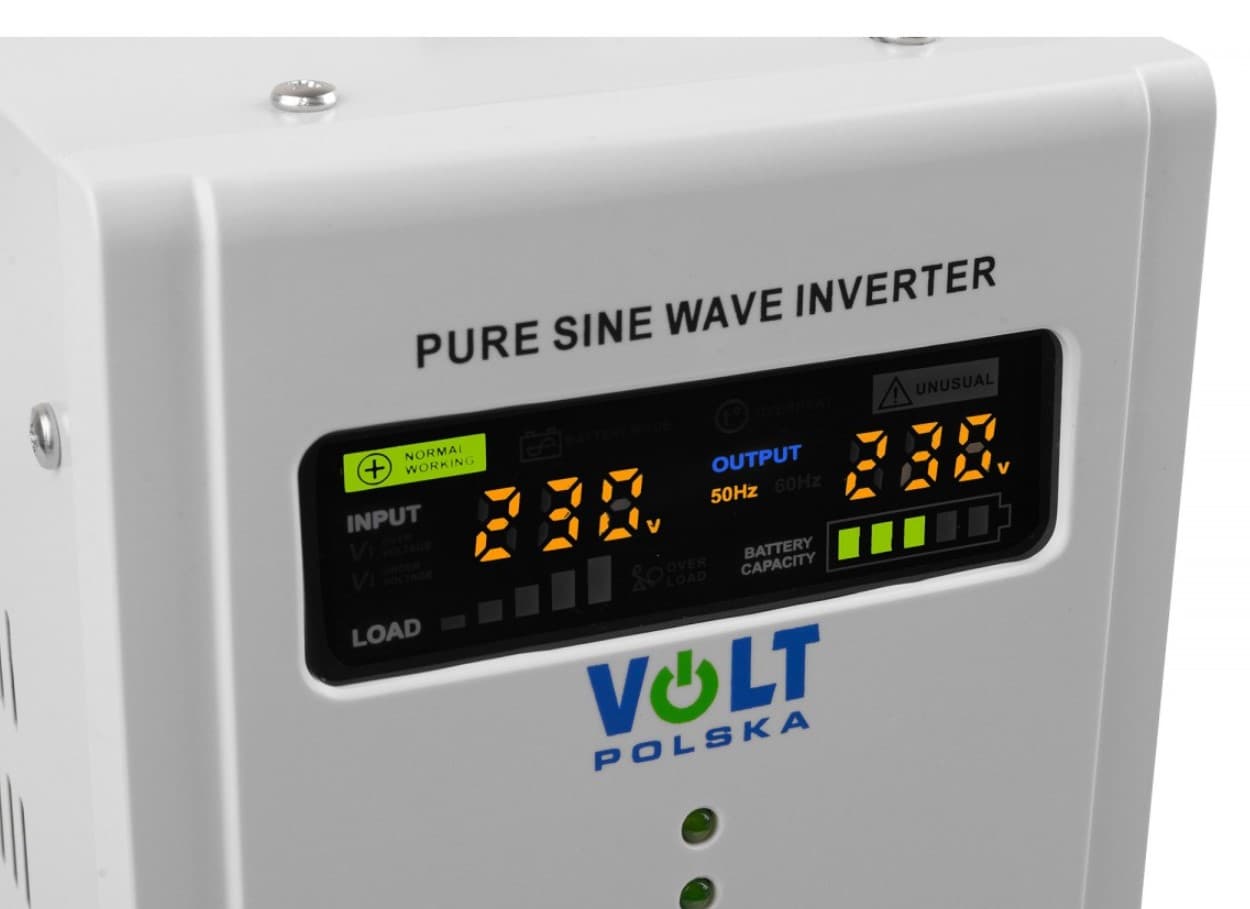 Przetwornica sinusoidalna AVR UPS VOLT SINUS PRO 2200 E (1600/2200W) 12/230V