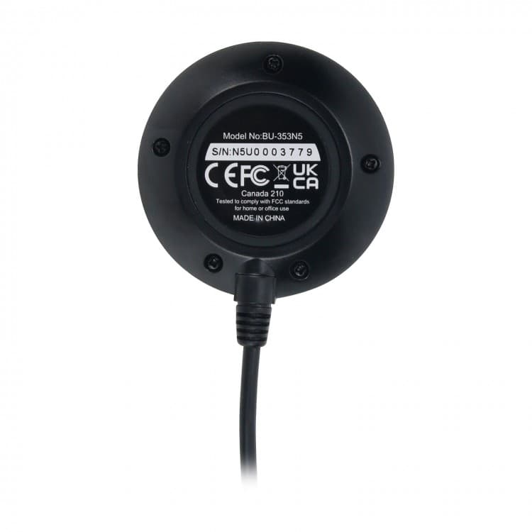 GlobalSat BU-353N5 odbiornik GPS wodoszczelny IPX6, z magnesem, złącze USB PC