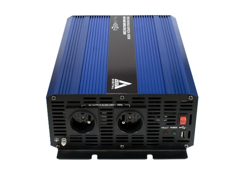 AZO IPS-4000 SINUS PRZETWORNICA NAPIĘCIA 24V/230V 4000W z miękkim startem np. POMPY LODÓWKI - 3 lata gwarancji