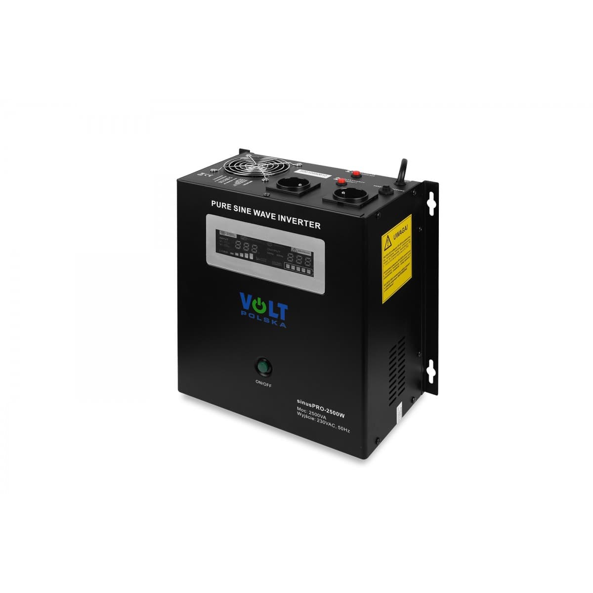 Zasilacz awaryjny sinusoidalny VOLT SINUS PRO 2500 W (1800/2500W) 24/230V (do komputerów, serwerów, pompy piece CO itp.)