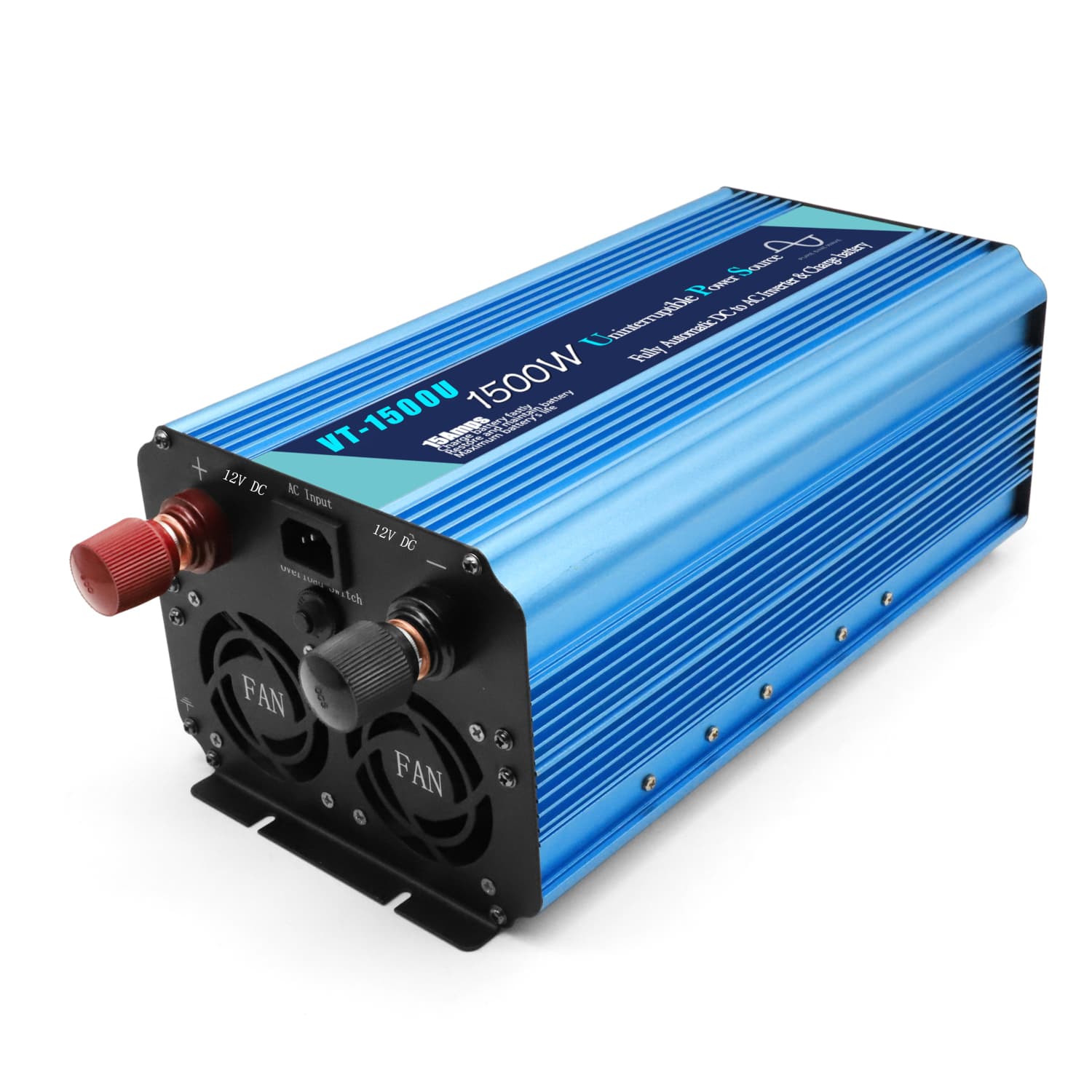 Zasilacz awaryjny UPS 3000W przetwornica 12V/230V CZYSTY SINUS - VoitaTech VT-1500U
