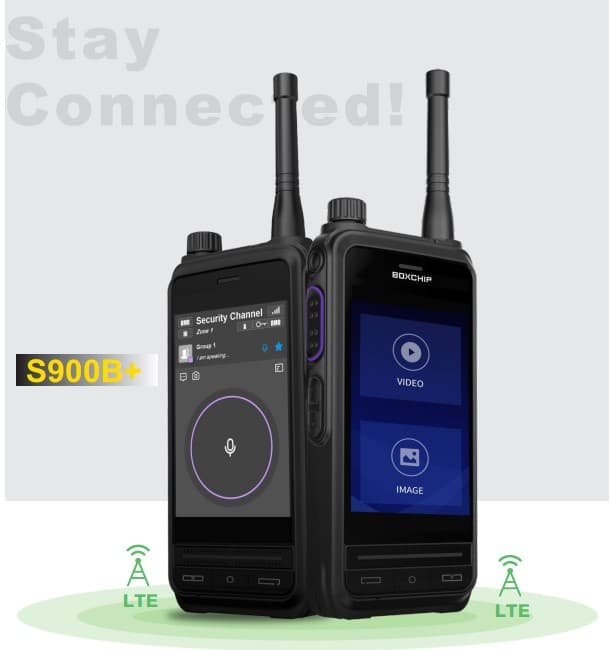 BOXCHIP S900B Plus radiotelefon profesjonalny LTE 4G PoC + smartfon - ogromny zasięg łączności
