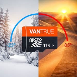 Oryginalna karta pamięci VANTRUE micro SD XC 512GB, przeznaczona do kamer np. samochodowych, monitoringu, GoPro, drona